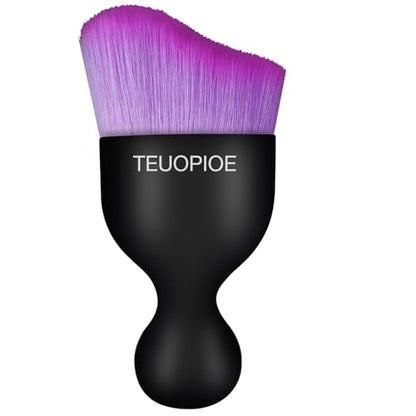 Car Detailing Brush for Interior Dusting and Air Vents (Black Purple)