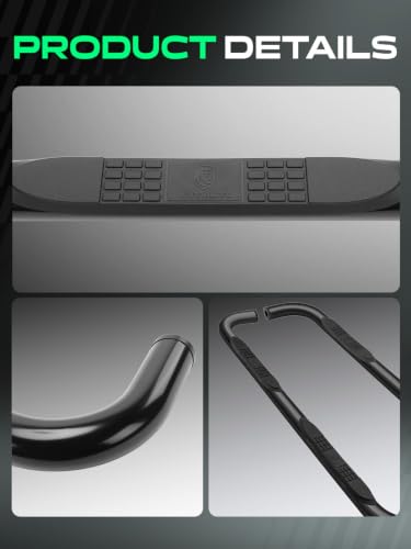 3 Inch Running Boards for Chevy & GMC (Crew Cab / 3" 90-Degree Bent)