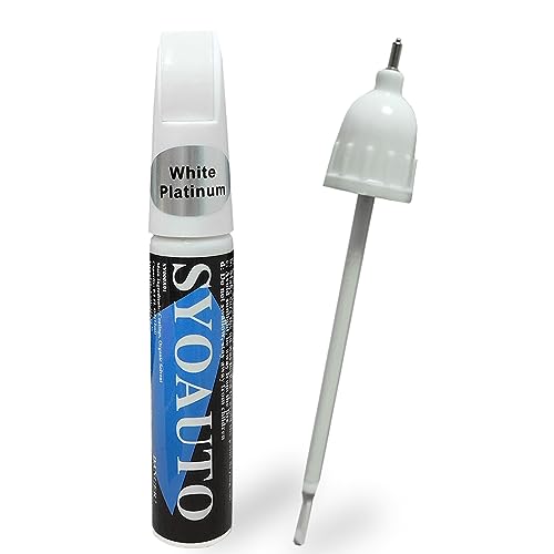 White Platinum UG Touch Up Paint Fit for Ford Cars Auto Touch up Paint Scratch Repair Automotive Scratch Remover 2 in 1 White Platinum (White Platinum (UG))