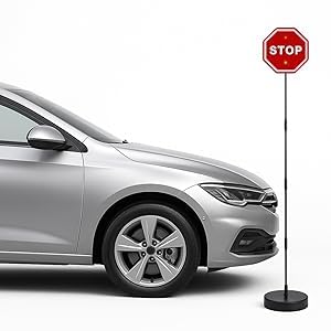 Flashing LED Light Parking Stop Sign For Garage