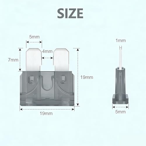80Pcs) 25Amp Standard Fuse, 25A Car Blade Fuses for Car/RV/Truck/SUV/Motorcycle/Boat (25A)
