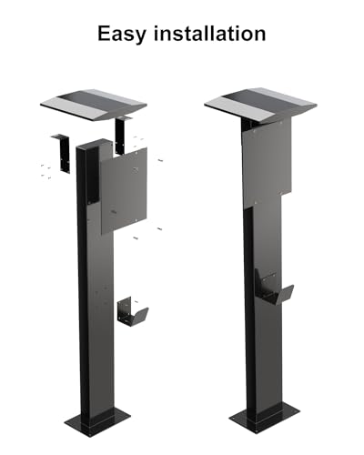 EV Charger Pedestal (Black)