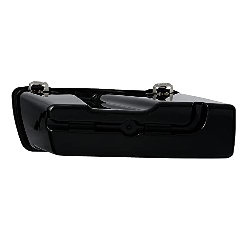Hard Saddlebags Black Latches Fit for Harley Touring 94 (Vivid Black 2# / For 1994-2013)