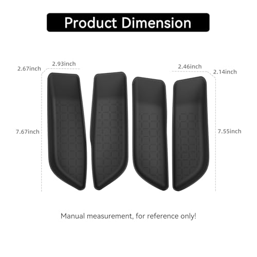 4Pack Door Side Storage Box for Toyota RAV4 2026 (26RAV4 Door Box)