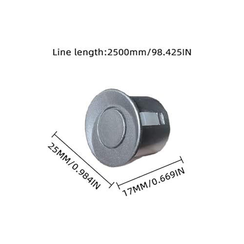 Parking Sensor Kit Backup Sensor Kit Reverse Sensor for Car 18 Color Options for Probes Adjustable Alarm Volume Professional Sensore de Reversa para Carro Safe Driving Assistant（Grey） (Grey)
