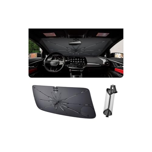 2026 2027 Equinox Windshield Sun Shade Umbrella Foldable UV Block Front Window Sunshade (Equinox 2019-2027 & Blazer 2019-2026)
