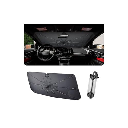 2026 2027 Equinox Windshield Sun Shade Umbrella Foldable UV Block Front Window Sunshade (Equinox 2019-2027 & Blazer 2019-2026)