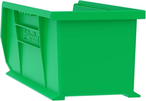 30234 AkroBins Plastic Storage Bin Hanging Stacking Containers (Green / Storage Bins Only)