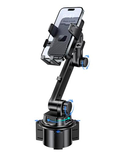 Cup Holder Car Phone Mount (Single Clamp)