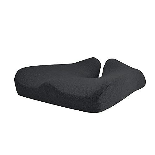 Cushion Lab Patented Pressure Relief Seat Cushion for Long Sitting Hours on Office & Home Chair (Black)