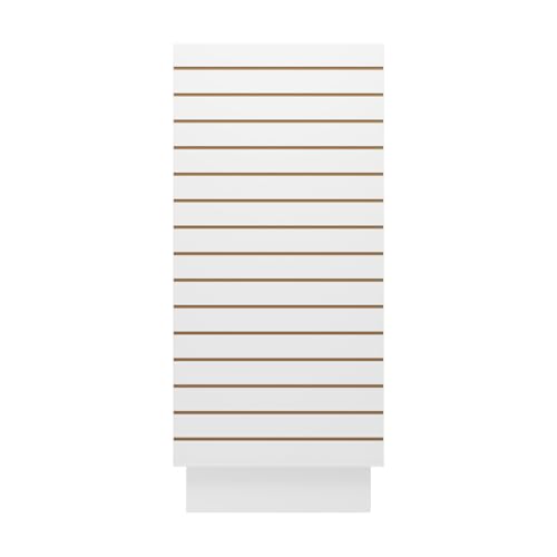 H Unit Slatwall Gondola Display (White)
