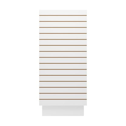 H Unit Slatwall Gondola Display (White)