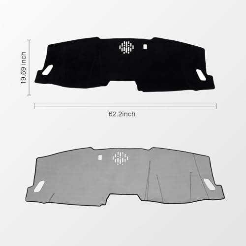 Black Dash Cover for Honda Pilot 2023 (Pilot 23-26(Black))