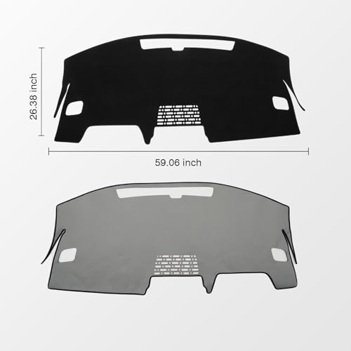 Black Dash Cover for Honda Prologue 2024 (Prologue 24-26(Black))