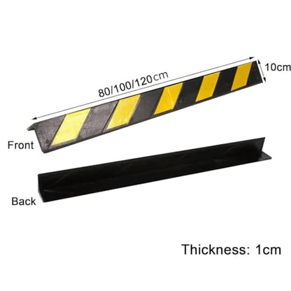 Parking Garage Wall Protector Corner Guard (10pcs-100cm / Yellow)