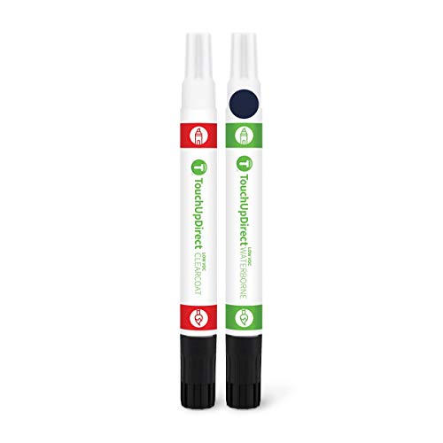 8S6 Dark Nautical Blue Metallic Compatible with Toyota Exact Match Touch Up Paint Combo (Combo - Essential Kit / Blue)