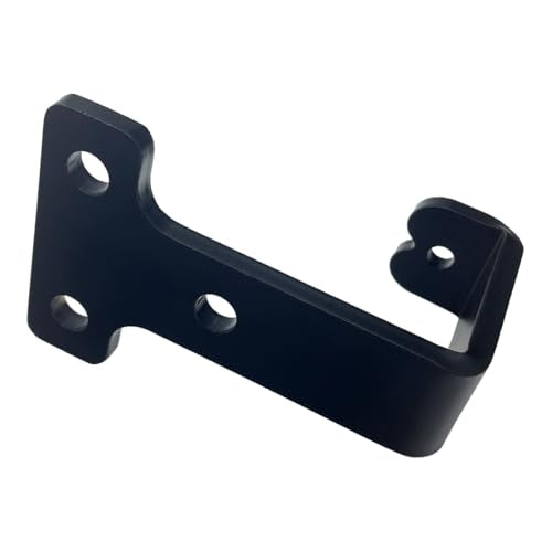 4 PCS black heavy duty metal flat j hooks for hanging 180 lbs (Medium)