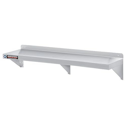 Stainless Steel Wall Mount Shelf 60" Wide x 14" Deep Commercial Grade (14 x 60 inch)