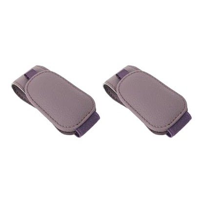 2 Packs Magnetic Sunglass Holder for Car Visor (Purple / 2pcs)
