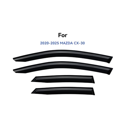 Window Visors Rain Guards for 2020 (2020-2026 Mazda CX-30)