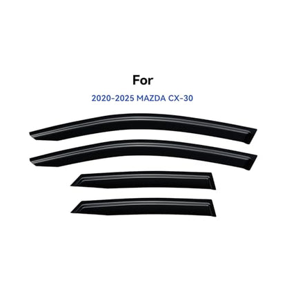 Window Visors Rain Guards for 2020 (2020-2026 Mazda CX-30)