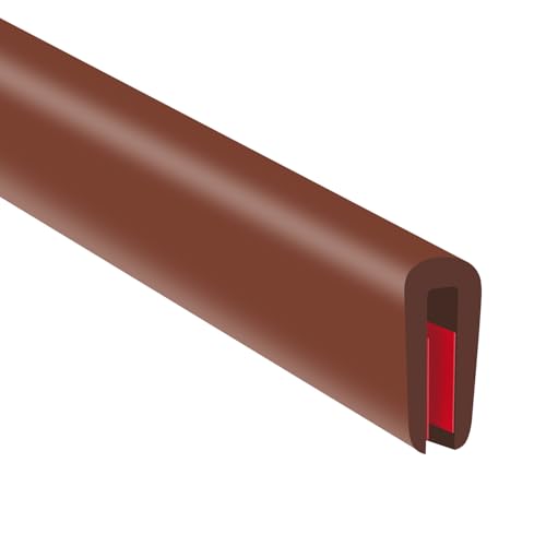 Rubber Edge Trim (Fit 1/16" - L10' / Brown)