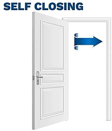 2 Pack Self Closing Spring Hinges (Stainless Steel / 4.5"x4.5")