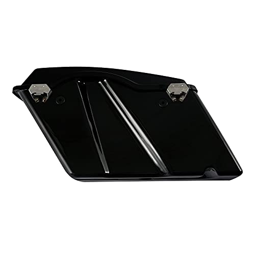 Motorcycle Saddle bags Hard Saddlebags For Harley Touring 1993 (Vivid Black W/ Black Latches# / Standard)