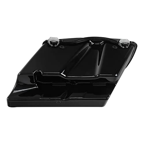 Motorcycle Saddlebags 5" Stretched Extended Hard Saddle BagsW (5" Extended / Stretched W/ Black Latches)
