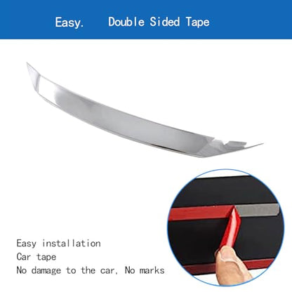 Front Hood Air Deflector (Glossy Chrome)