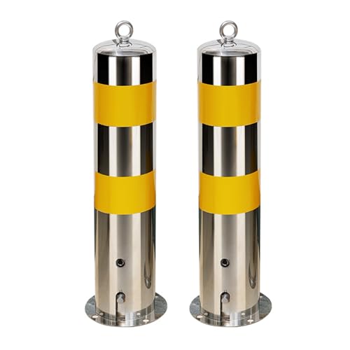 Safety Barrier Bollard (Yellow (2pcs))