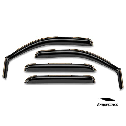 in Channel Extra Durable Rain Guards for Ford F150 2015 (For F150 15-20)
