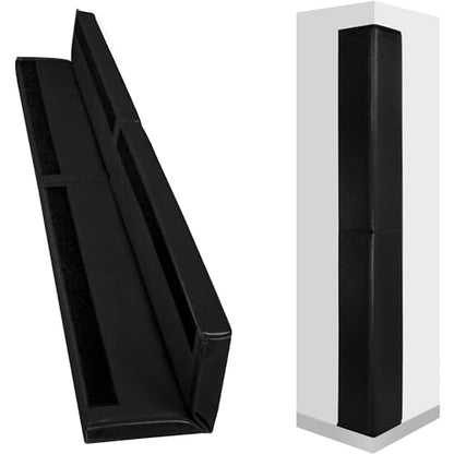 Wall Corner Guards & Edge Protector (6FT TALL 6in SIDES / Black)