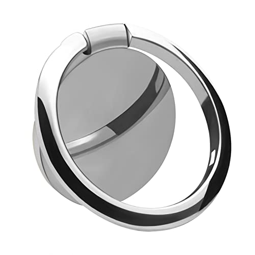 Metal Cell Phone Ring Holder Finger Ring Stand (Silver)