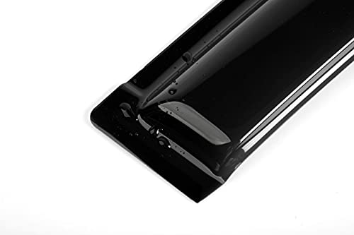 Window Visors Rain Guards for 2007 (Dodge Caliber 2007-2012(Dark Smoke))