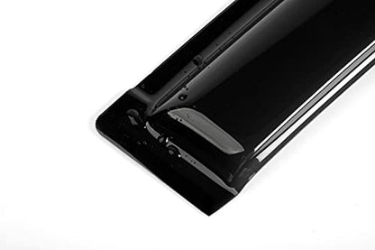 Window Visors Rain Guards for 2007 (Dodge Caliber 2007-2012(Dark Smoke))