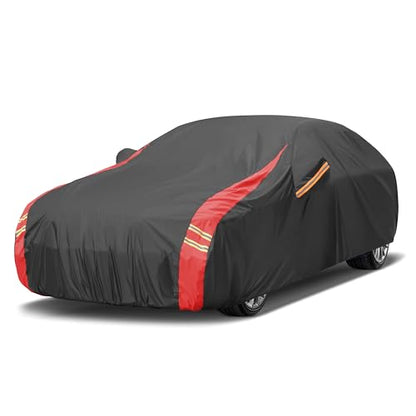 Car Cover Waterproof All Weather for Automobiles.Fit Sedan Up 178 (A3 Fit Sedan Length 178-185 inch / 1 Sedan Car Cover)