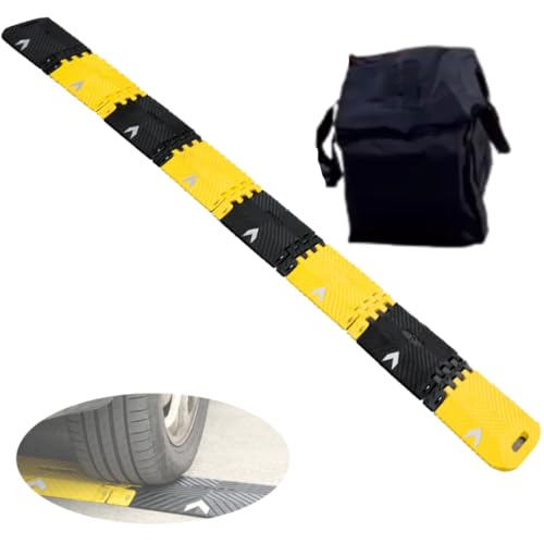 Portable 10ft Speed Bump Reflective Heavy Non (118"×10"×1")
