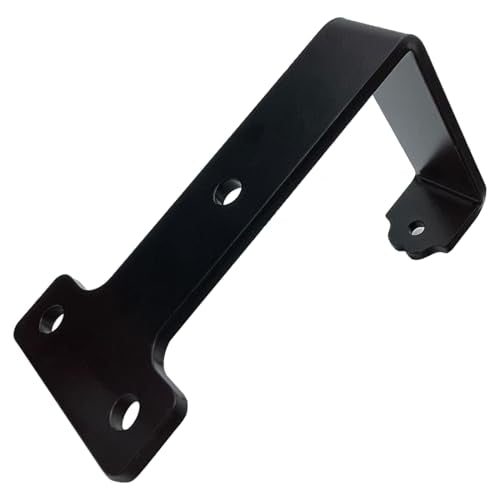 4 PCS black heavy duty metal flat j hooks for hanging 320 lbs (X-Large)