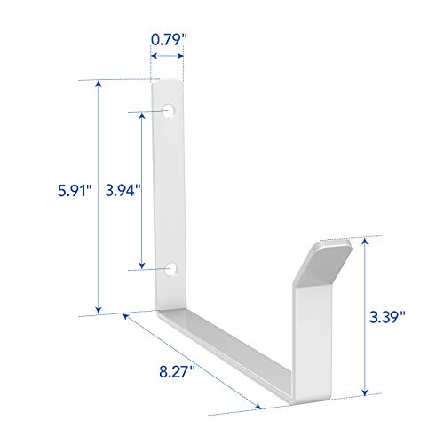 2 Pack Add On Storage Utility Hooks (White / Utility Hook x 2)
