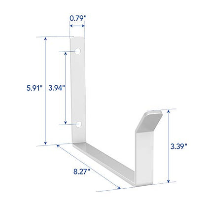 2 Pack Add On Storage Utility Hooks (White / Utility Hook x 2)
