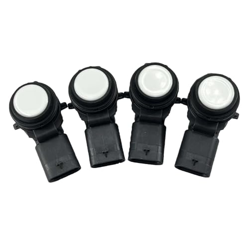 4PCS 66209261587 White Bumper PDC Parking Sensor Compatible with F20 F22 F30 F31 F84 F80