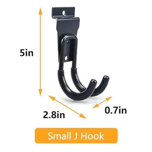 Slatwall Hooks Small J Garage Hooks (Small J Hooks 10pc)