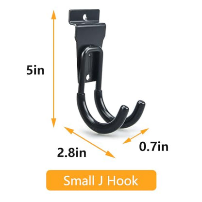 Slatwall Hooks Small J Garage Hooks (Small J Hooks 10pc)