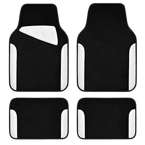 Waterproof Universal Fit Car Floor Mats (White)