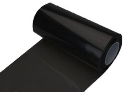 12 by 48 Inches Self Adhesive Headlight (12 X 48 / Dark Black)