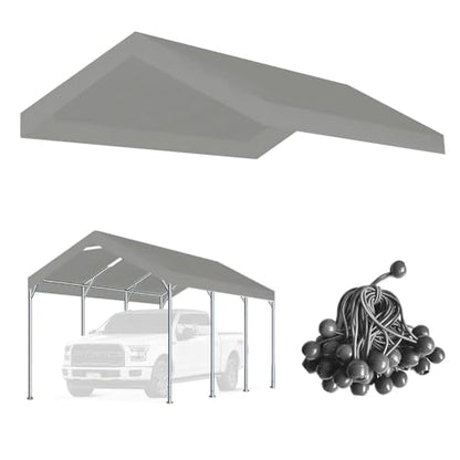12'x20' Carport Canopy Replacement Cover Gray (['Grey'] / 12'x20')