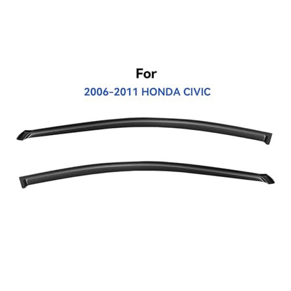Window Visors Rain Guards for 2006 (2006-2011 Honda Civic Coupe)