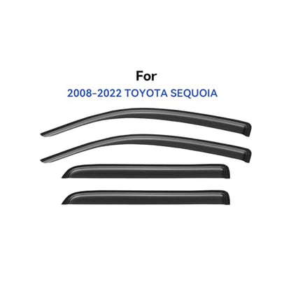 Window Visors Rain Guards for 2008 (2008-2022 Toyota Sequoia)