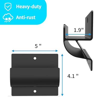 Ladder Hooks for Garage Organization (5 inch 1PCS MNT-BL-001)